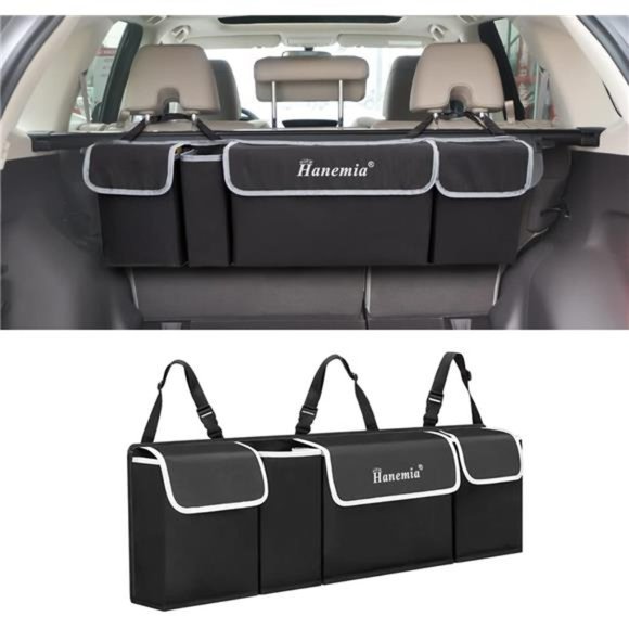 Car Trunk Organizer and Storage, Backseat Hanging Organizer for SUV, Truck, MPV - Picture 1 of 7